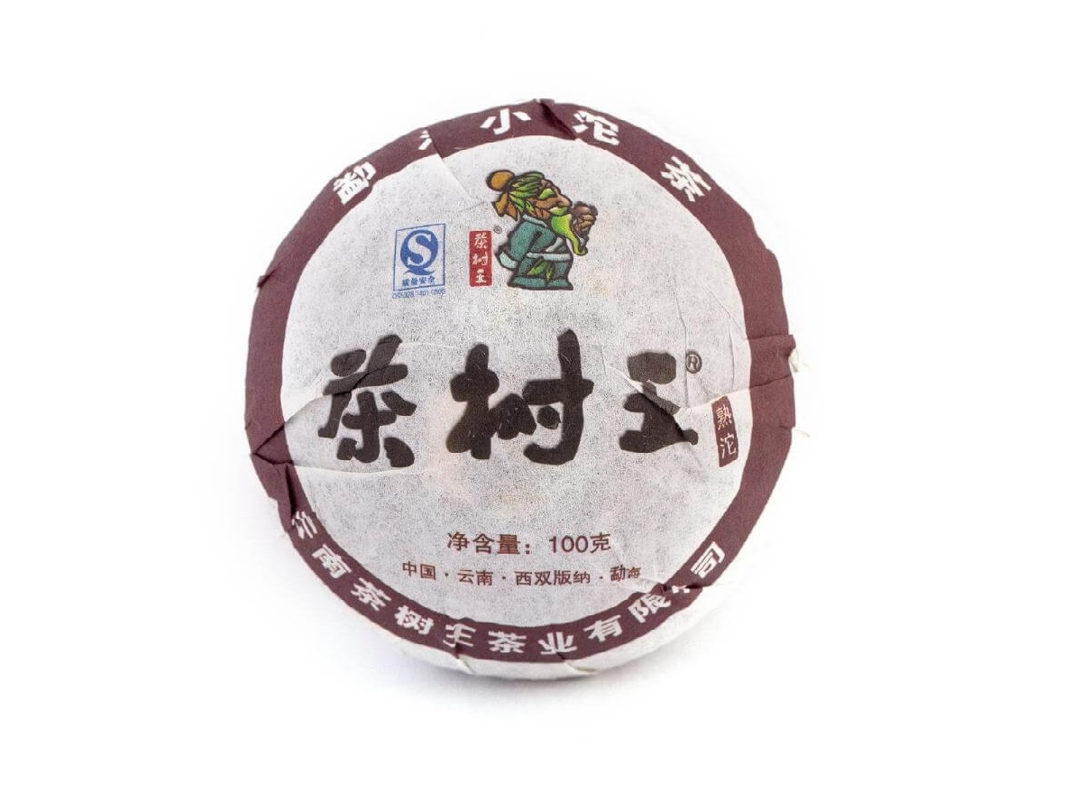 Pressed Rip Pu-erh Tea - Шу пуэр 2017 г. «Мэнхайское гнездо» завода «Чашуван» 100 г