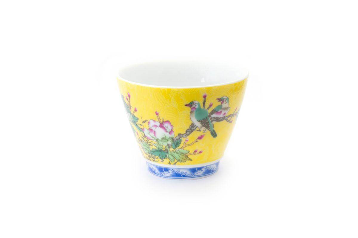 Пиала фарфоровая "Птички в цветах 2", 120 мл. | 茶杯. Price: ₽610 rub.