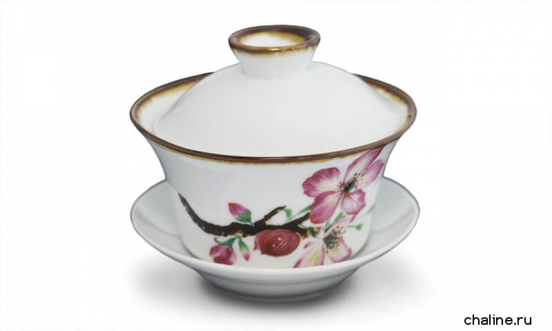 Гайвань керамическая «Красный цветок» 205 мл.. Price: ₽1,170 rub.