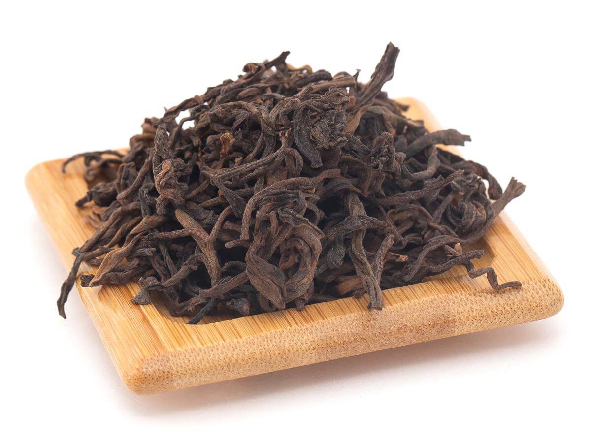 Loose Leaf Pu-erh Tea - Шу пуэр 2020 г. "Баньчжан у сай гушу" (осенний купаж 5-ти деревень с долголетних деревьев Баньчжан)