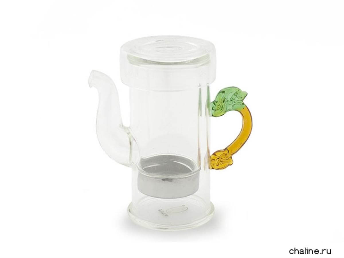 Flask with spout and glass insert P-006, 300 ml.. Цена: ₽1,710 руб.
