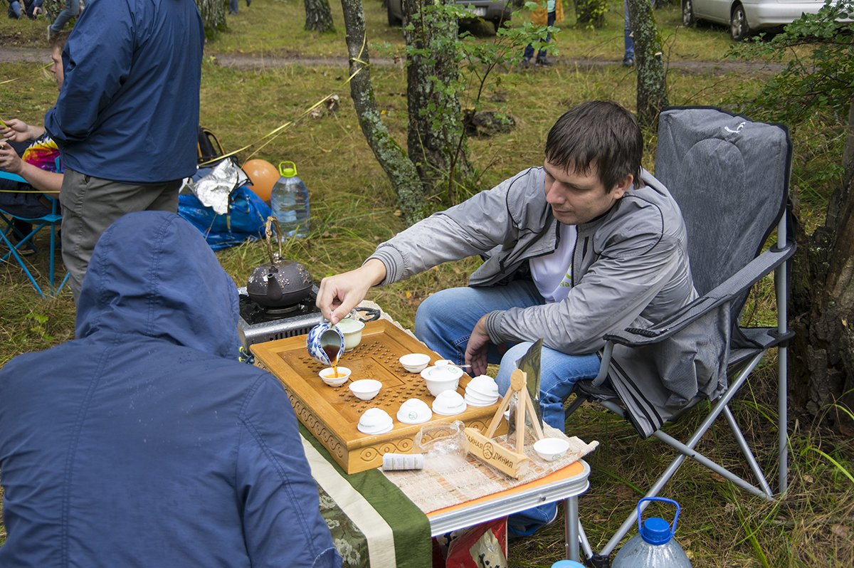 Tea line at the cosplay festival "Underground 2017" Tea line at the cosplay festival "Underground 2017"