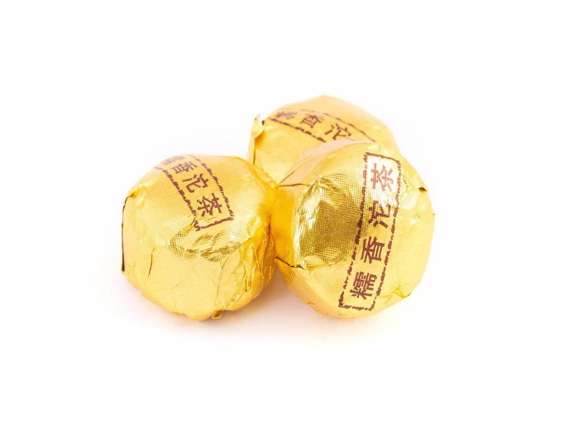 Pressed Rip Pu-erh Tea - Шу пуэр «Номисян» в маленьких гнёздах
