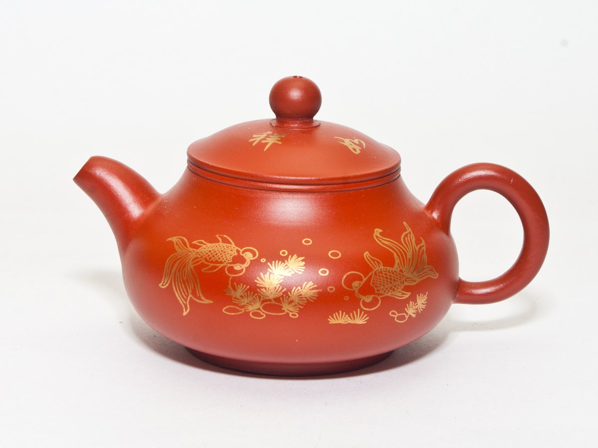 Чайник глиняный «Золотые рыбки на дне моря». Price: ₽1,820 rub.