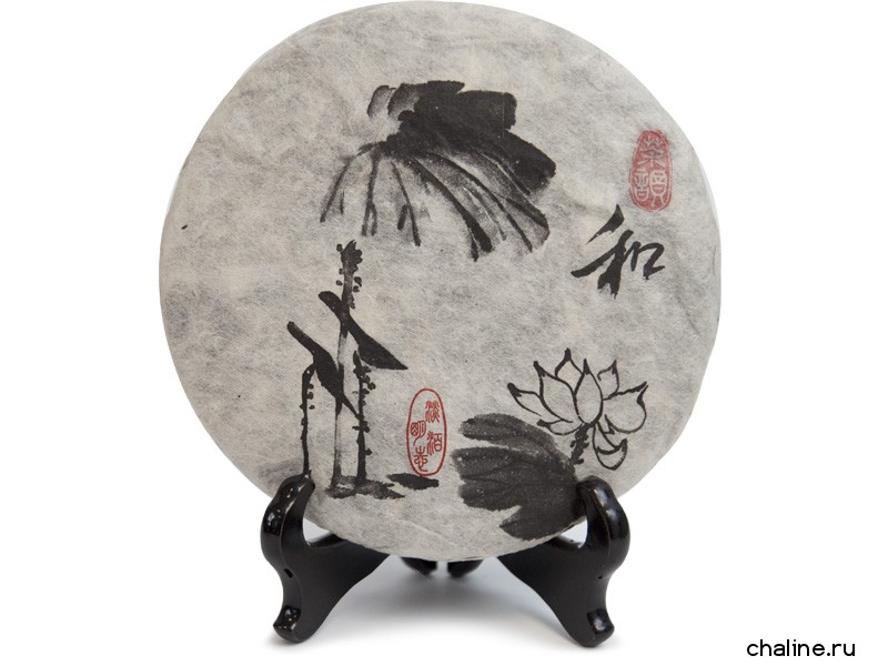 Pressed Raw Pu-erh Tea - Шэн пуэр 2013 г. завода «Мэнхай хэкан» марки «Юнчатан», 357 г