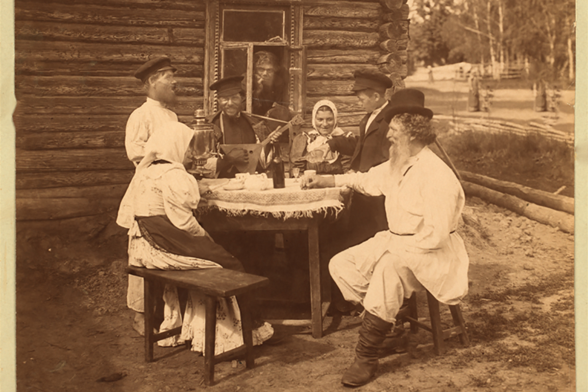 Peasants are drinking tea Культура чаепития в России