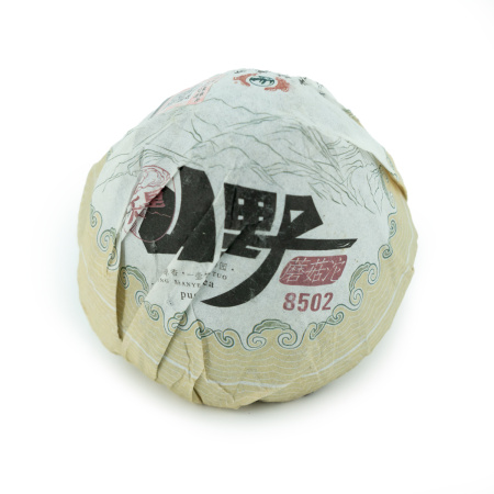 Pressed Rip Pu-erh Tea - Шу пуэр 2020 г. "Бескрайние горы" завода "Тулинь" гриб 250 г, 