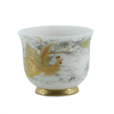 Porcelain bowl "Fiery bird", 100 ml. | 茶杯. Price: ₽4,340 rub.