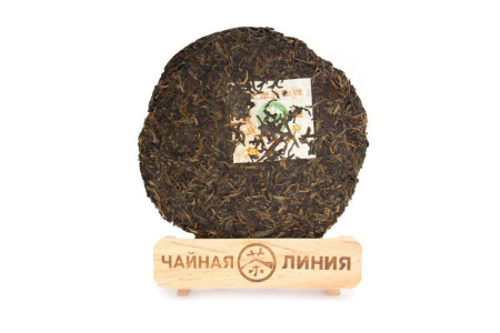 Pressed Raw Pu-erh Tea - Шэн пуэр 2002 г. марки «Даи» 357 г, 