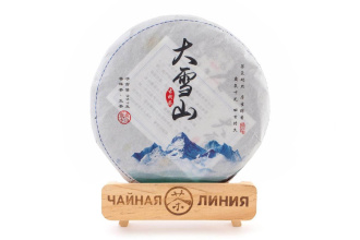 Pressed Raw Pu-erh Tea - Шэн пуэр 2021 г. "Дасюэшань" завода "Гуцзюнь" 357 г
