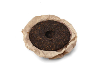 Pressed Rip Pu-erh Tea - Шу пуэр 2004 г. «Мусульманин» чайного дома «Динсин» 357 г, 