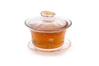 Glass gaiwan "Golden Rose", 100 ml.. Price: ₽2,800 rub.