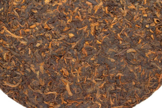 Pressed Rip Pu-erh Tea - Шу пуэр 2017 г. «Цзян синь» завода «Чашуван» 357 г, 
