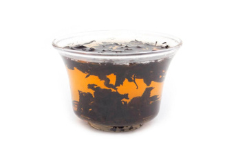 Northern Fujian Oolong from Wuyi, Yan Cha Wuyi Te lohan yancha (Cliff Iron Arhat of Wuyi)