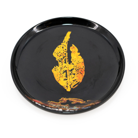 Подставка для чайника или пиалы "Черный листок". Price: ₽1,220 rub.