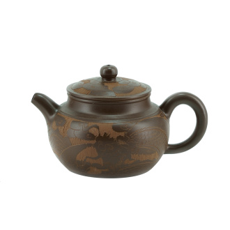 Глиняный чайник "Тёмный орнамент". Price: ₽2,230 rub.