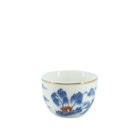 Porcelain bowl "Dawn in the mountains", 100 ml. | 茶杯. Price: ₽1,710 rub.