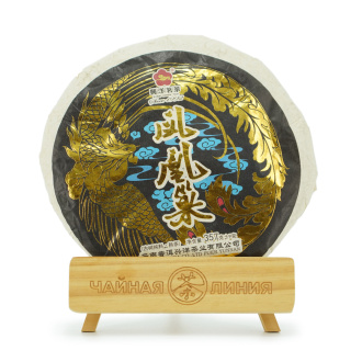 Pressed Rip Pu-erh Tea - Шу пуэр 2021 г. "Феникс" завода "Син Ян Ча", 357 г