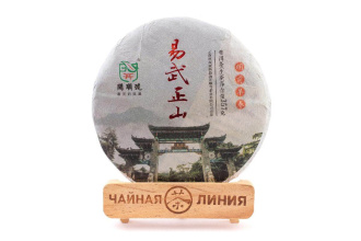 Pressed Raw Pu-erh Tea - Sheng Puer 2020 "Real Tea of Yiwu Mountains" brand "Kaishunhao" 357 g