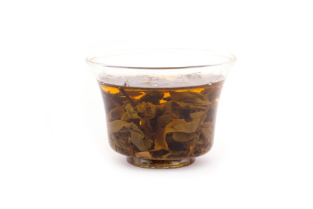 Pressed Raw Pu-erh Tea - Sheng Puer 2007 "Purple Buds" 400 g, 