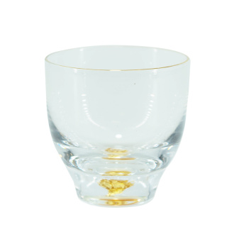 Glass bowl with gold foil "Overflows" 100 ml | 茶杯. Price: ₽2,430 rub.