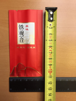 Tea bag 10 grams "Red Tieguanyin" 11*5.5 cm. Цена:  руб.