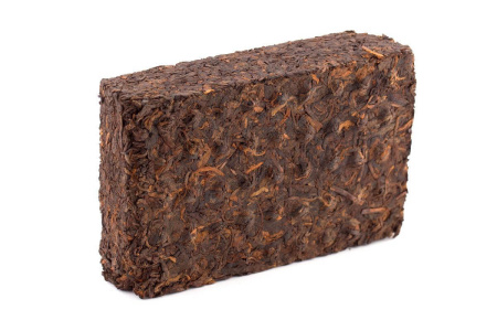Pressed Rip Pu-erh Tea - Shu puer brick, 500 gr., 