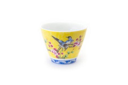 Пиала фарфоровая "Птички на сакуре 2", 120 мл. | 茶杯. Price: ₽610 rub.