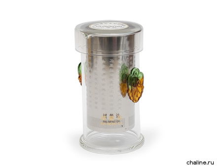 Glass flask with iron insert P-020 230 ml.. Цена: ₽1,810 руб.