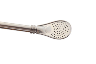 Bombilla for mate (bombilla) metal tube with a "Spoon" filter. Price: ₽1,070 rub.
