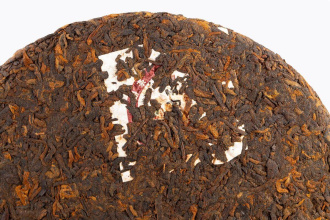Pressed Rip Pu-erh Tea - Шу пуэр 2019 г. "Юаньвэй" завода "Чашуван" 357 г, 
