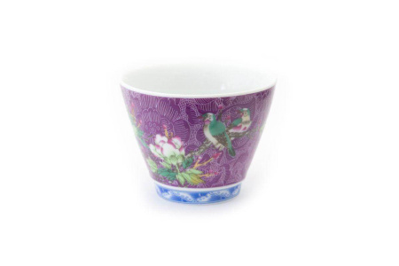 Пиала фарфоровая "Птички в цветах 3", 120 мл. | 茶杯. Price: ₽610 rub.