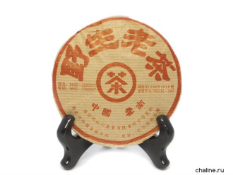 Pressed Rip Pu-erh Tea - Шу пуэр 2007 г. марки «Чжунча», 100 г