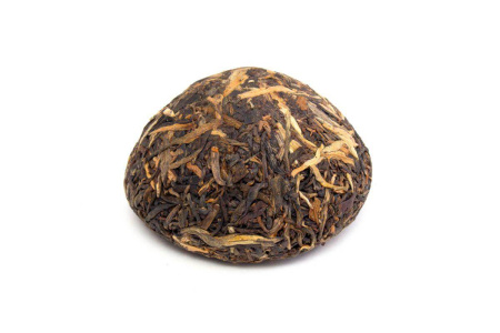Pressed Raw Pu-erh Tea - Sheng pu-erh 2006 "Cangshan Yinhao" brand "Pine and Crane" factory "Xiaguan" 100 g, 