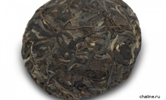 Chaline Pu-erh Tea - Шэн пуэр 2015 г. «Мэнку» марки «Чайная Линия» 100 г, 