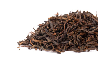 Loose Leaf Pu-erh Tea - Шу пуэр 2015 г. "Бай хао гунтин" (Дворцовый номер 100), 