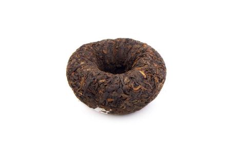 Pressed Rip Pu-erh Tea - Шу пуэр 2017 г. «Люкс» марки «Сосна и журавль» завода «Сягуань» гнездо 100 г, 