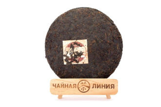 Pressed Rip Pu-erh Tea - Шу пуэр 2017 г. «Цинлуншань» 357 г, 