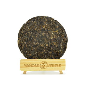 Pressed Raw Pu-erh Tea - Шэн пуэр 2008 г. из уезда Мэнхай, 357 г, 