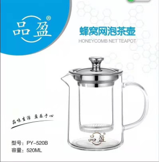 Чайник стеклянный «Всем чай» PY-520B 520 мл. Price: ₽1,400 rub.