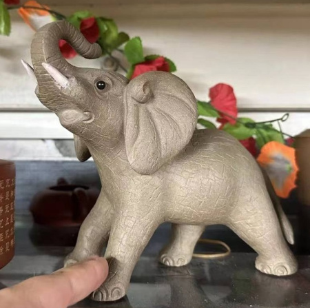 Discounted clay tea toy "Friendly Elephant". Price: ₽12,790 rub.