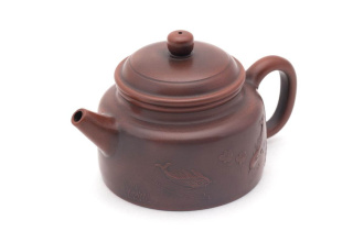 Чайник из исинской глины мастера Линь Ючжэнь «Рыбалка», 200 мл.. Price: ₽6,500 rub.