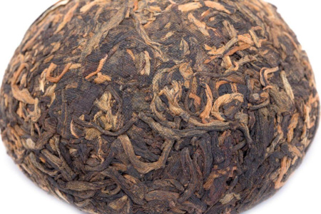 Pressed Raw Pu-erh Tea - Шэн пуэр 2006 г. «Цзаочунь шэнтай» марки «Бацзяотин» завода «Лимин» гнездо 100 г, 