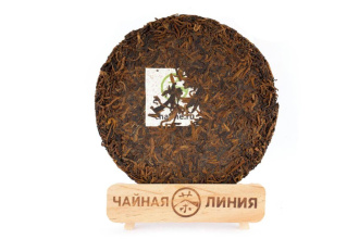 Pressed Rip Pu-erh Tea - Shu Puer 2019 "Be the First" by "Tea Line" 357 g, 