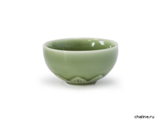 Пиала керамическая «Лотос зелёный», 35 мл | 茶杯. Price: ₽260 rub.