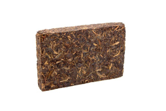 Pressed Raw Pu-erh Tea - Шэн пуэр 2007 г. «Мэнхай иньсян чжуань» завода «Сад дракона» 250 г, 