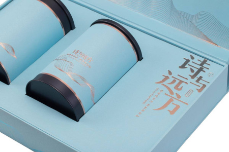 Gift wrapping with jars for loose tea "Tea Tide". Price: ₽5,420 rub.