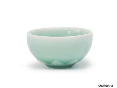 Пиала керамическая «Лотос голубой», 35 мл | 茶杯. Price: ₽220 rub.