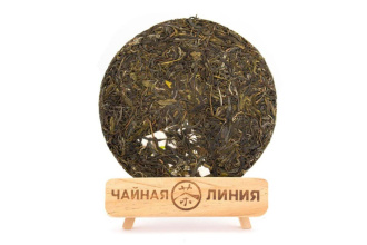 Chaline Pu-erh Tea - Шэн пуэр 2018 г. «Паша шань» марки «Чайная Линия» 357 г, 