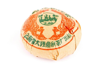 Pressed Raw Pu-erh Tea - Шэн пуэр 2006 г. завода «Тулинь» гнездо 100 г